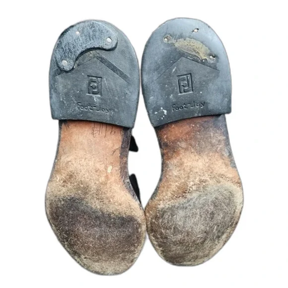 FootJoy Classics Men's Black Leather Tassel Loafer Shoes Size 11D Style 75309 - Picture 9 of 13